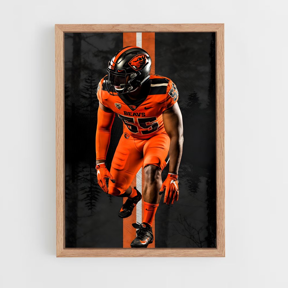 ap-oregon state beavers-1 cadre Bois clair