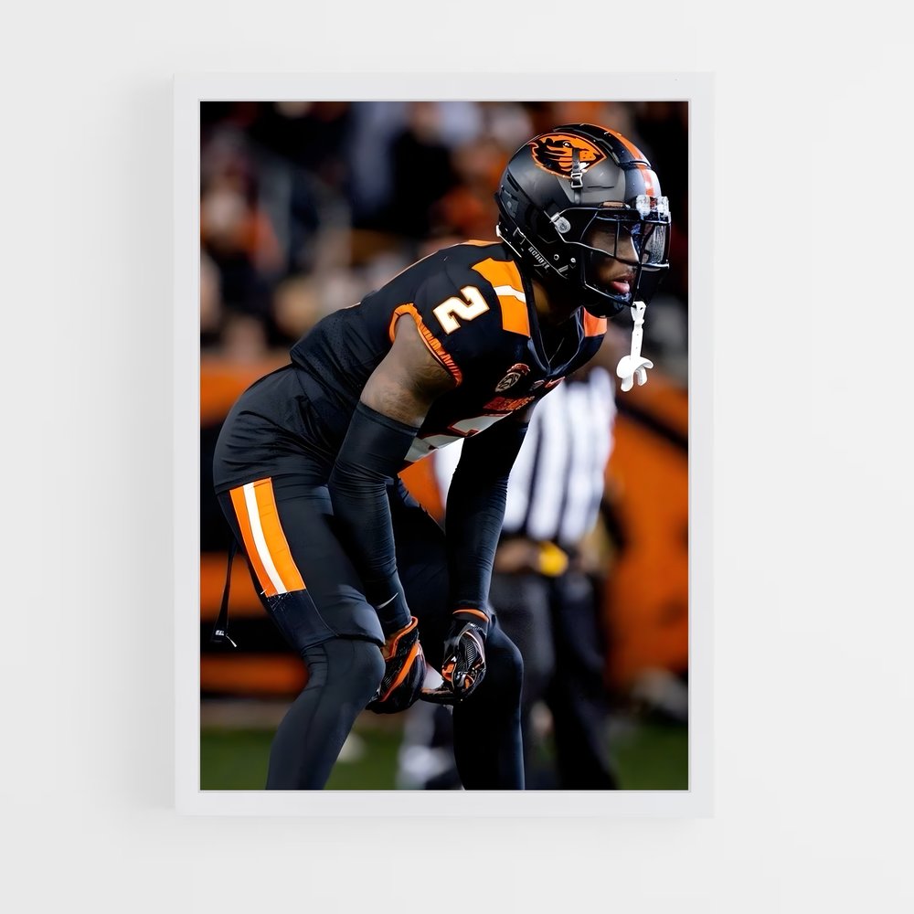 ap-oregon state beavers-3 cadre Blanc