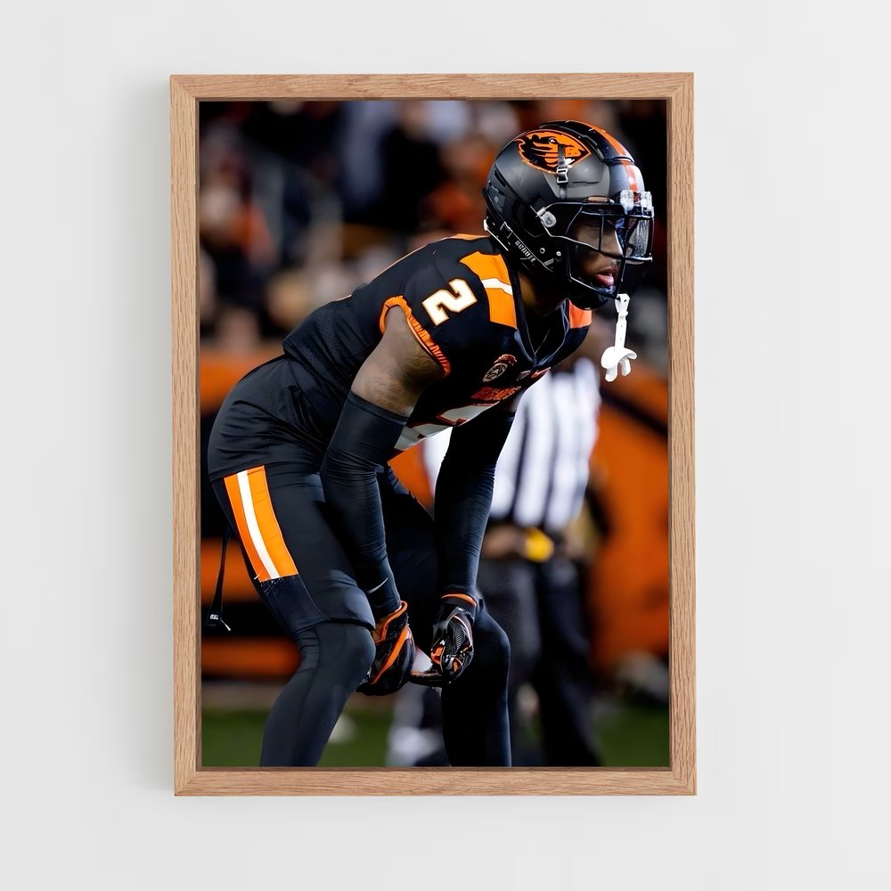 ap-oregon state beavers-3 cadre Bois clair
