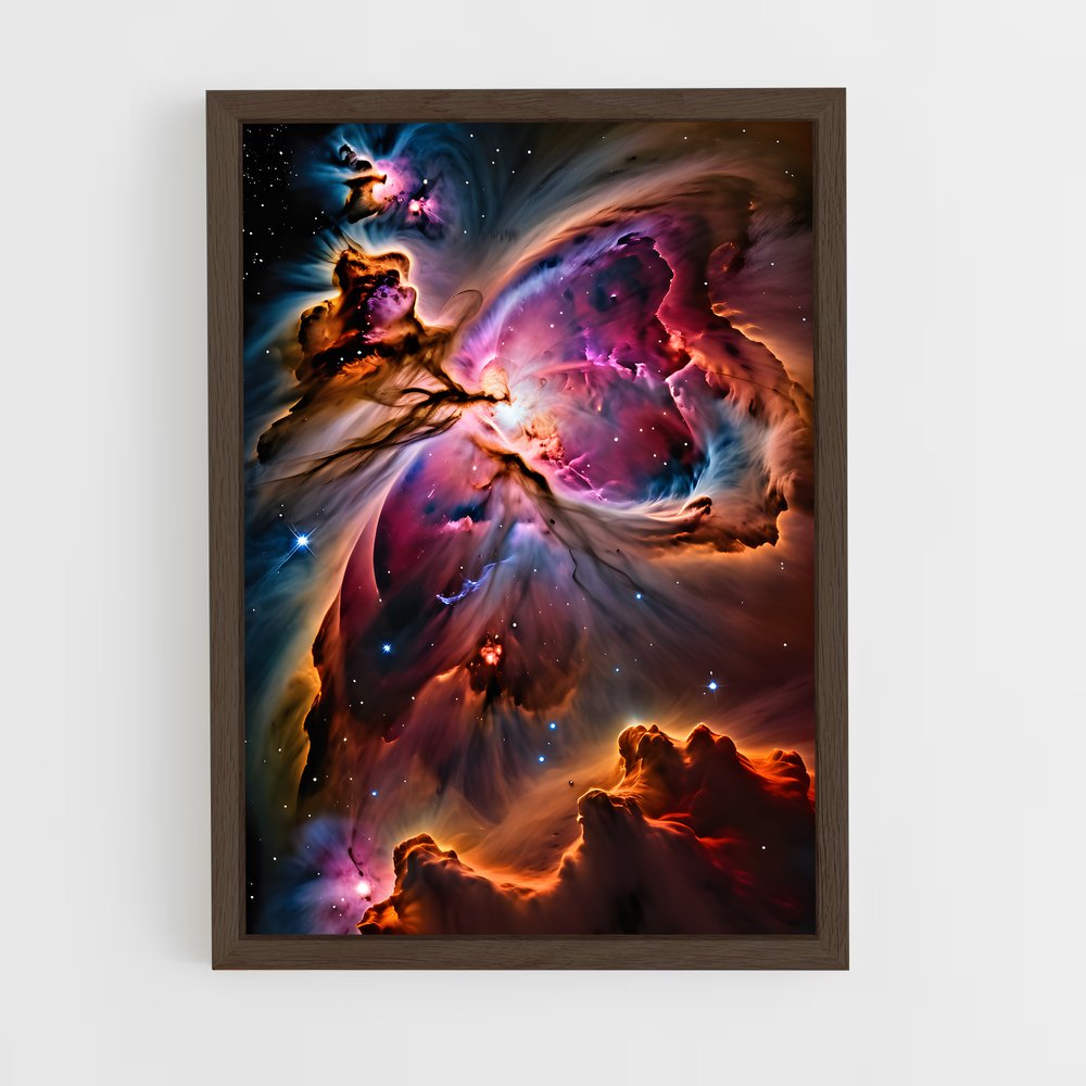 ap-orion nebula-4 cadre Bois foncé