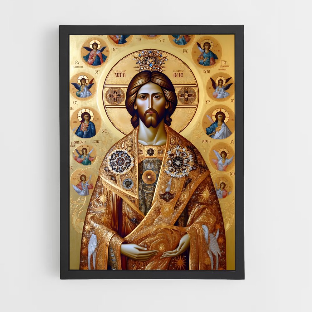 ap-orthodox icons-2 cadre Noir