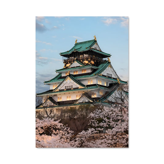 Poster Châteaux en Fleurs