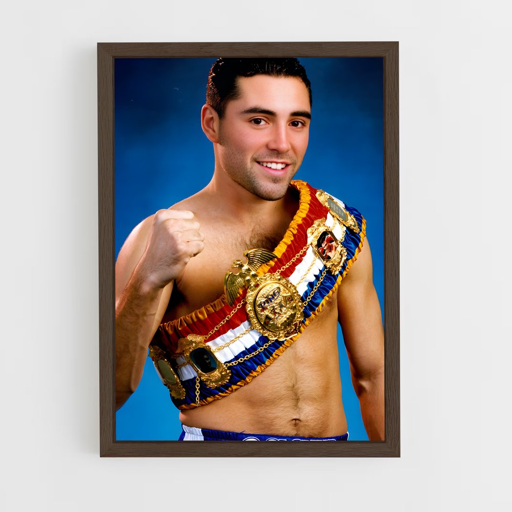 ap-oscar de la hoya-2 cadre Bois foncé