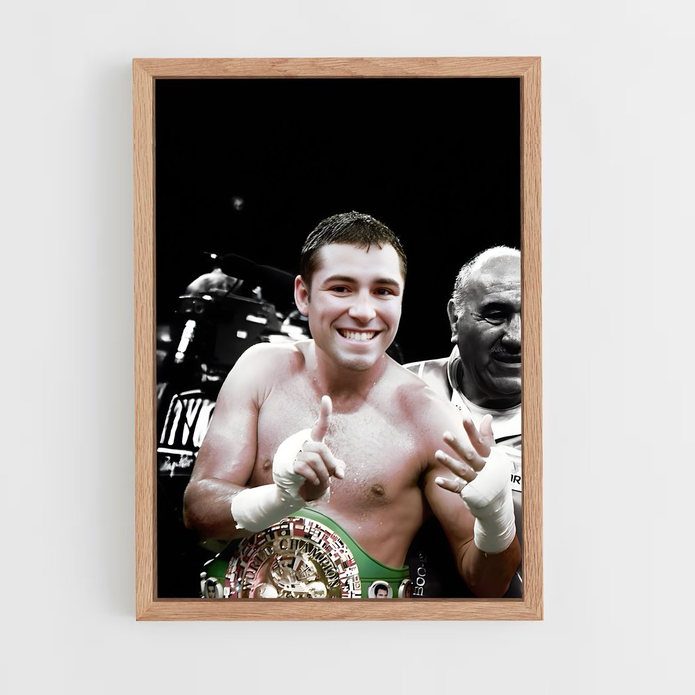 ap-oscar de la hoya-4 cadre Bois clair