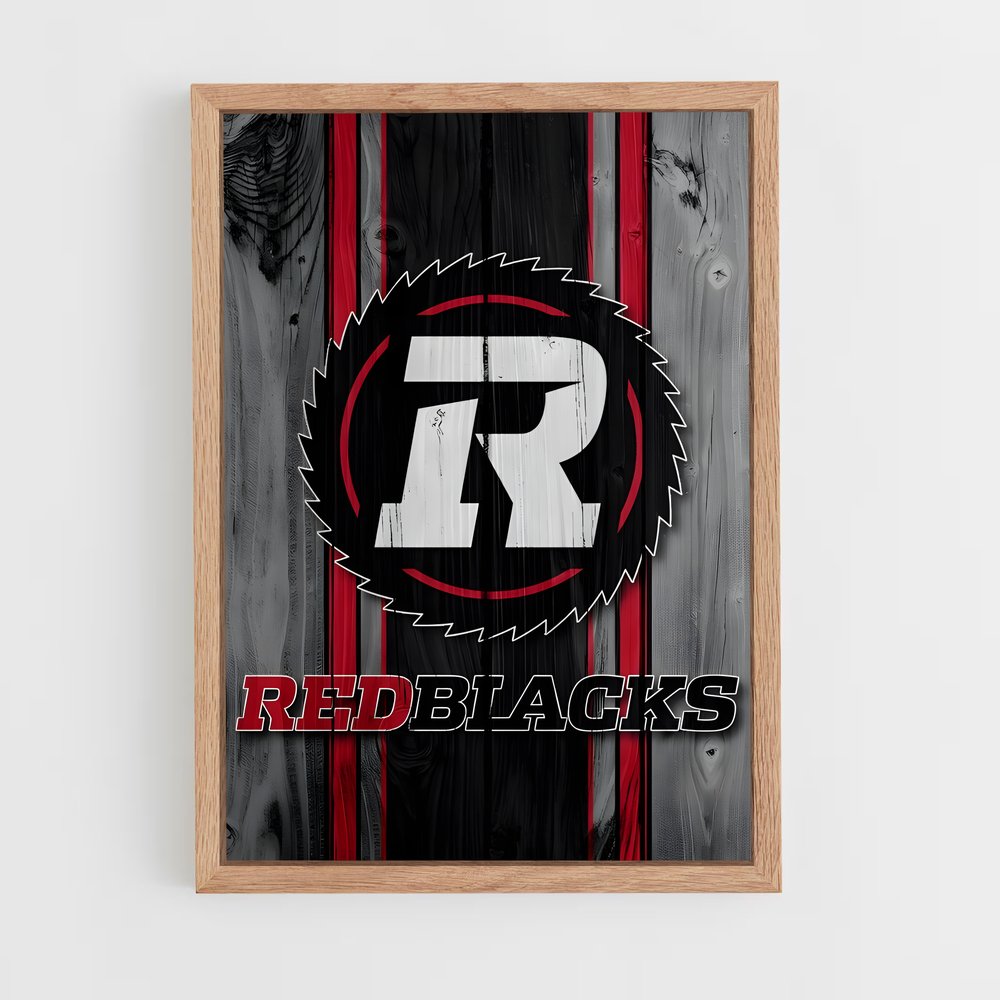 ap-ottawa redblacks-1 cadre Bois clair