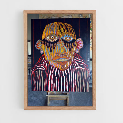 ap-outsider art-4 cadre Bois clair