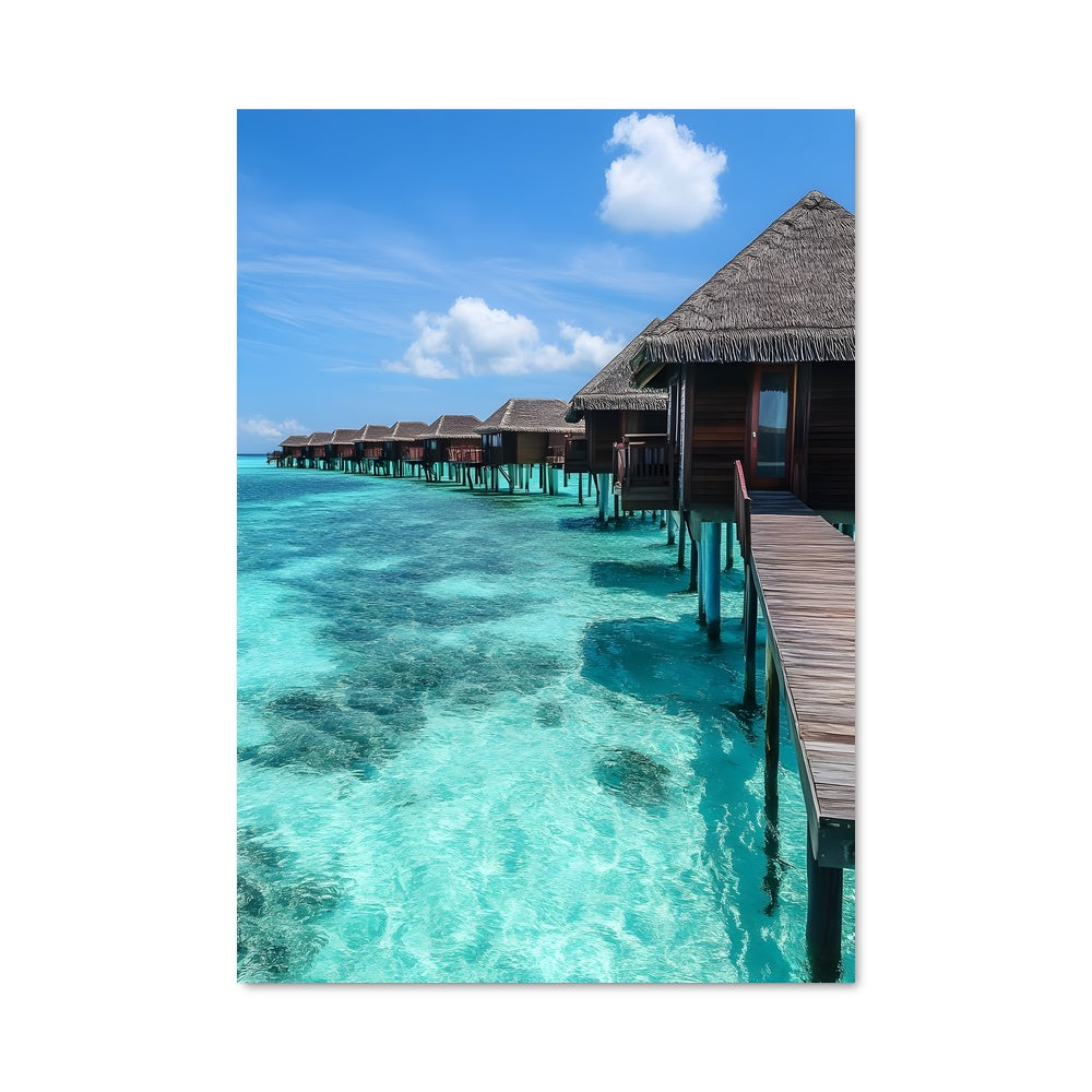 Poster Évasion Paradisiaque