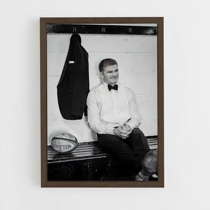 ap-owen farrell-4 cadre Bois foncé
