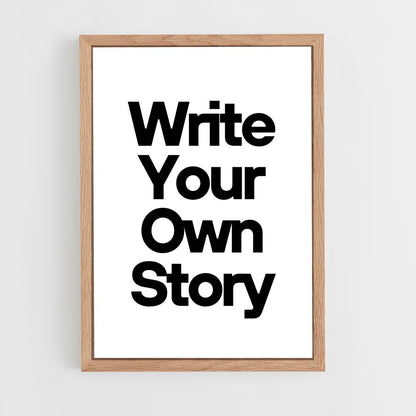 ap-own your story-1 cadre Bois clair