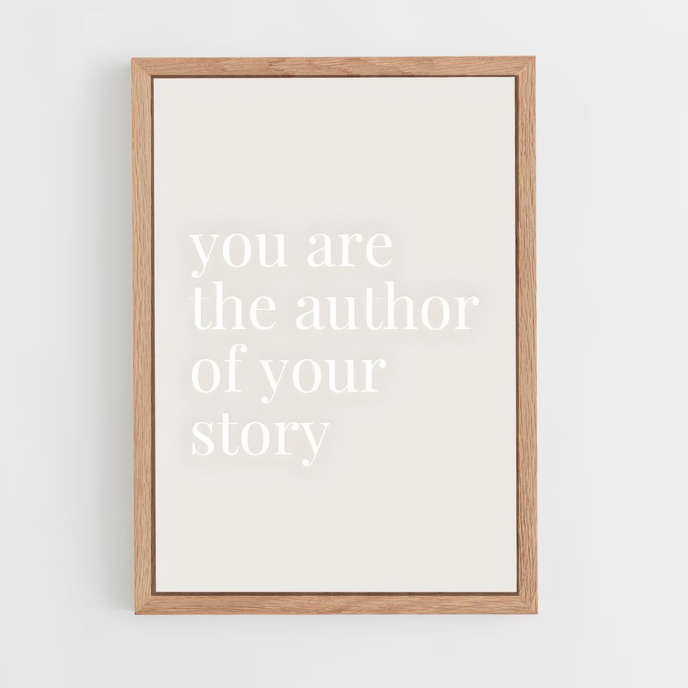 ap-own your story-2 cadre Bois clair