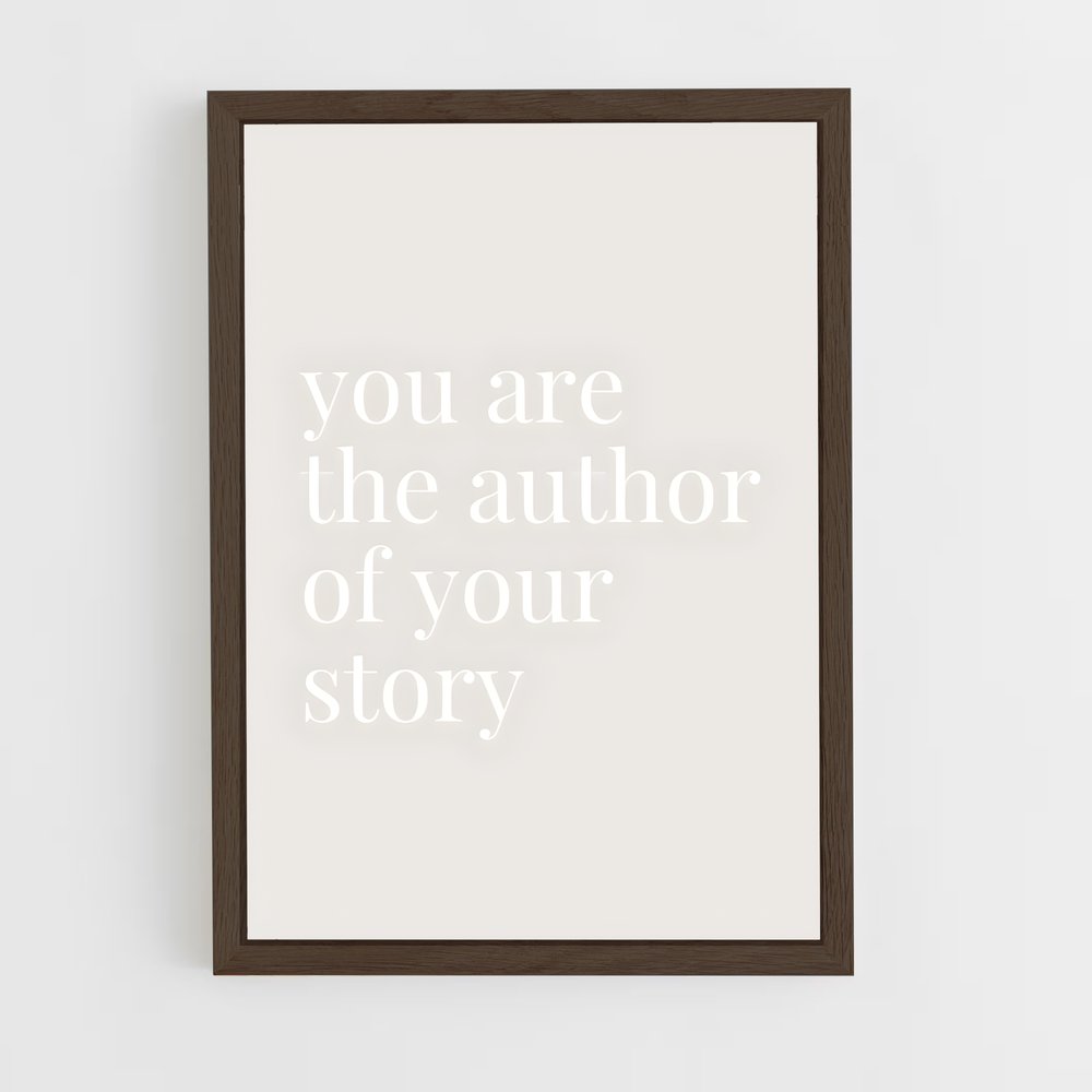 ap-own your story-2 cadre Bois foncé