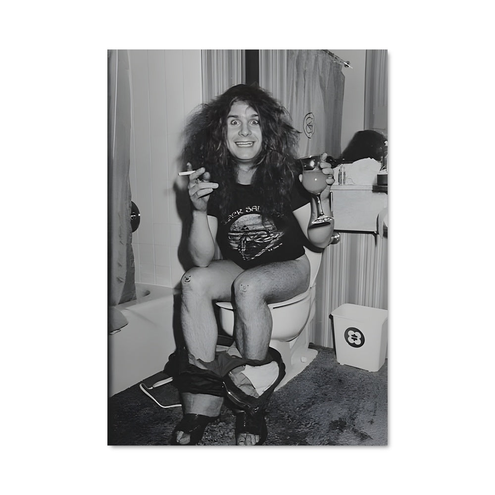 Poster Toilette Rock'n'Roll