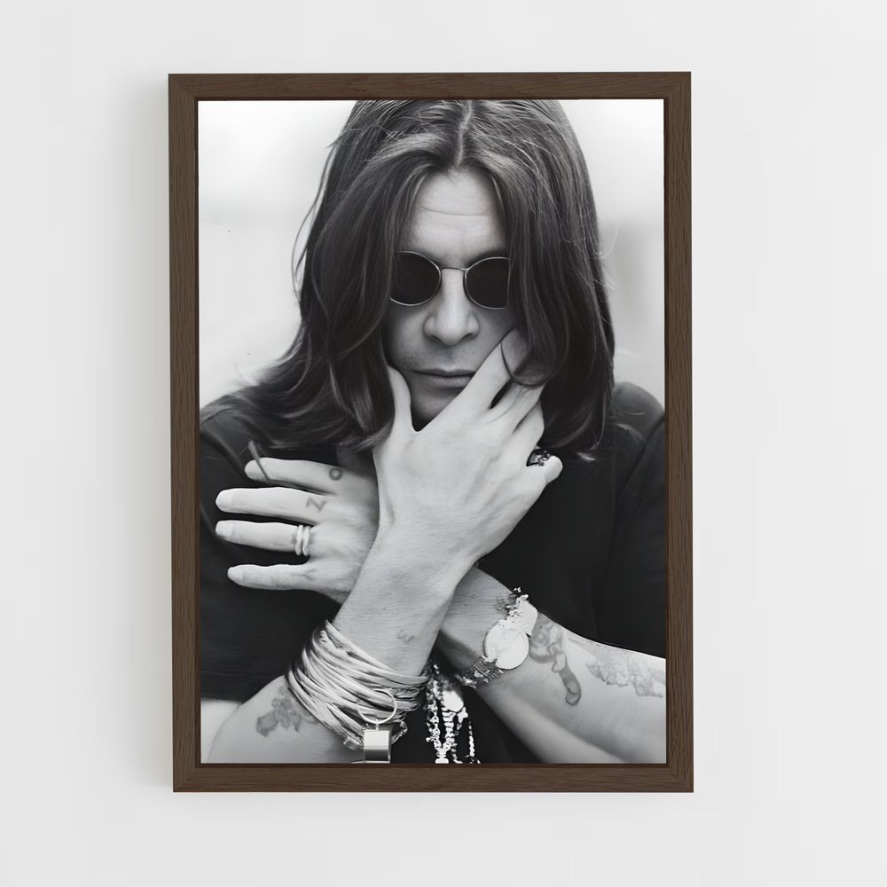 ap-ozzy osbourne-5 cadre Bois foncé