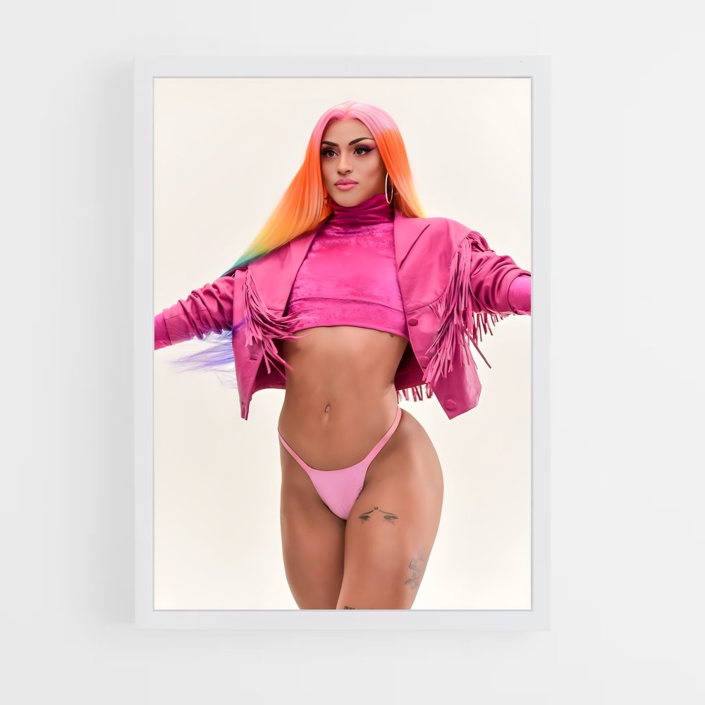 ap-pabllo vittar-3 cadre Blanc