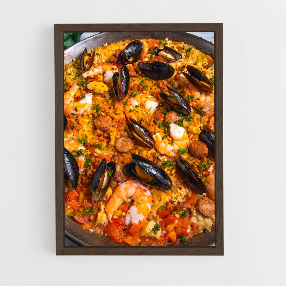 ap-paella-1 cadre Bois foncé