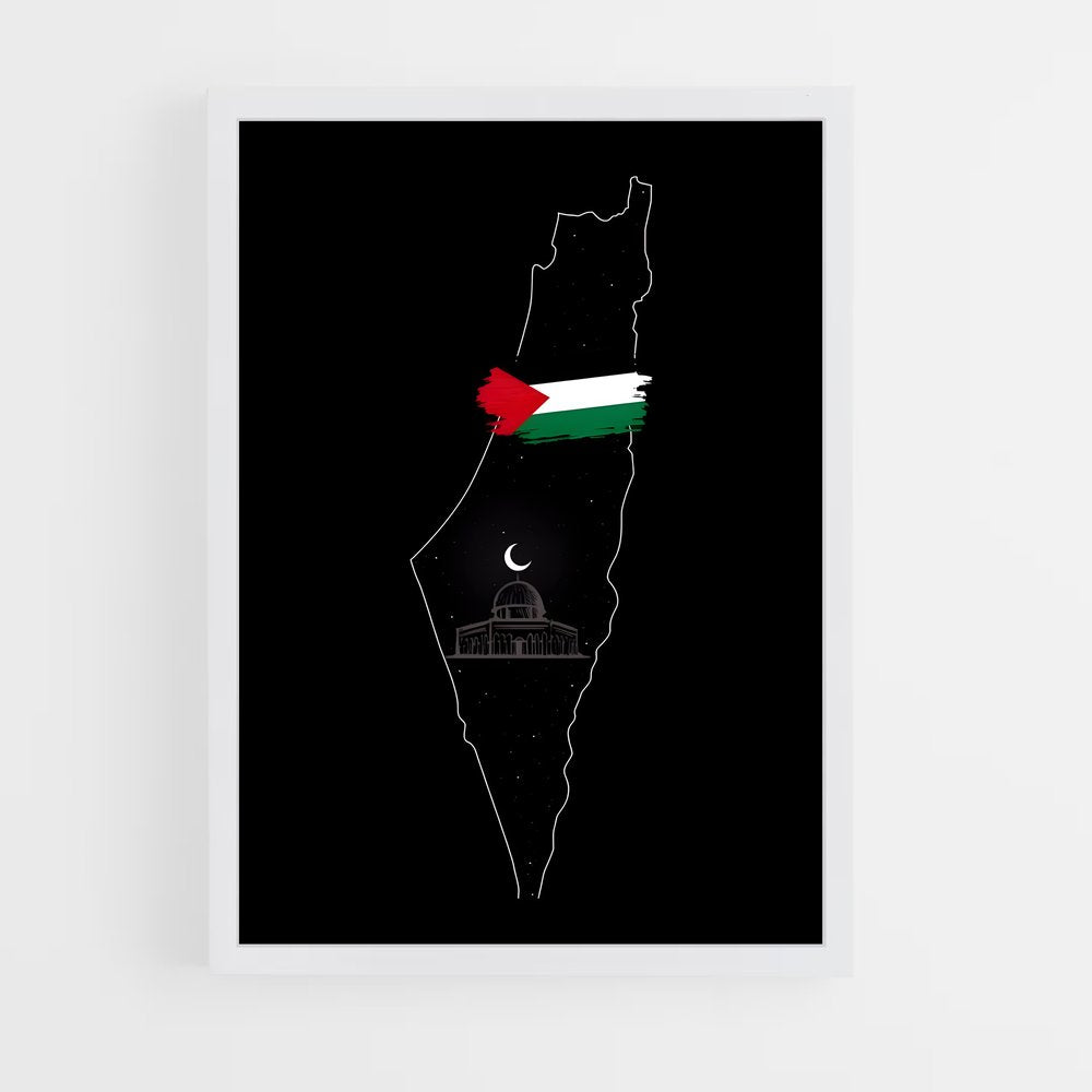 ap-palestine flag-7 cadre Blanc