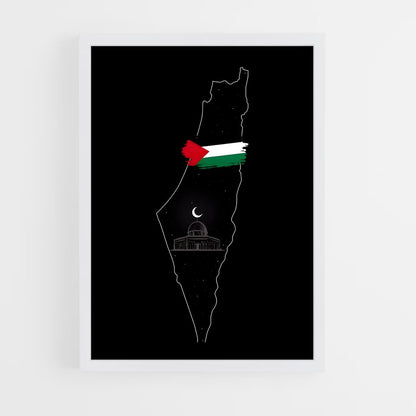 ap-palestine flag-7 cadre Blanc