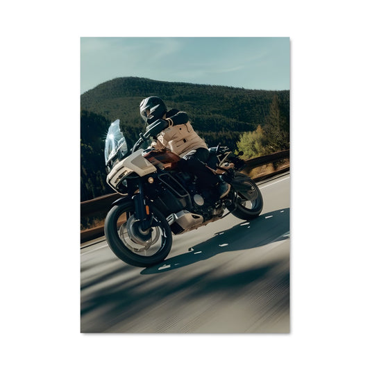 Poster Aventure à Moto