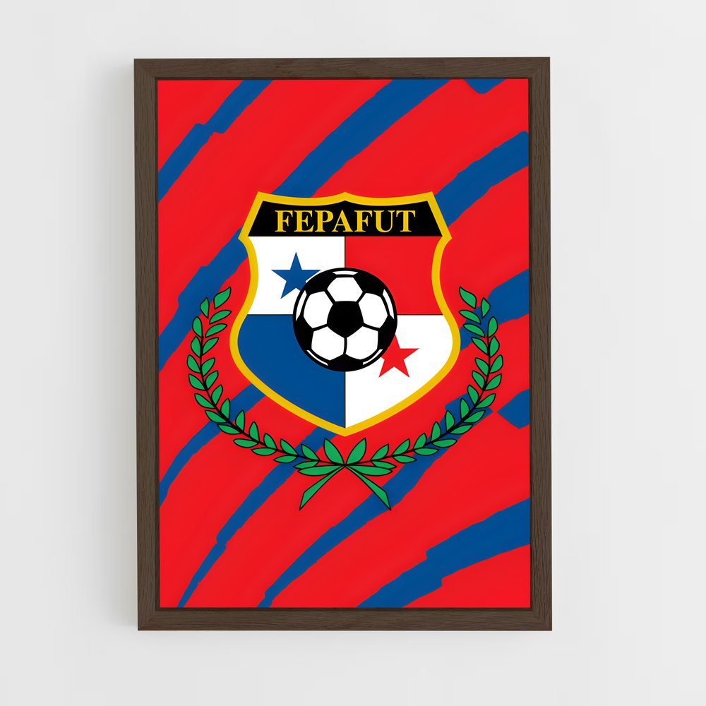 ap-panama national football team-1 cadre Bois foncé
