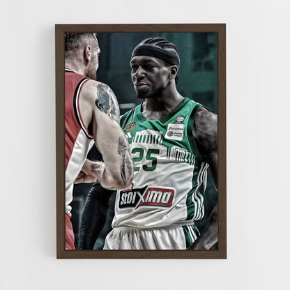 ap-panathinaikos basketball-3 cadre Bois foncé