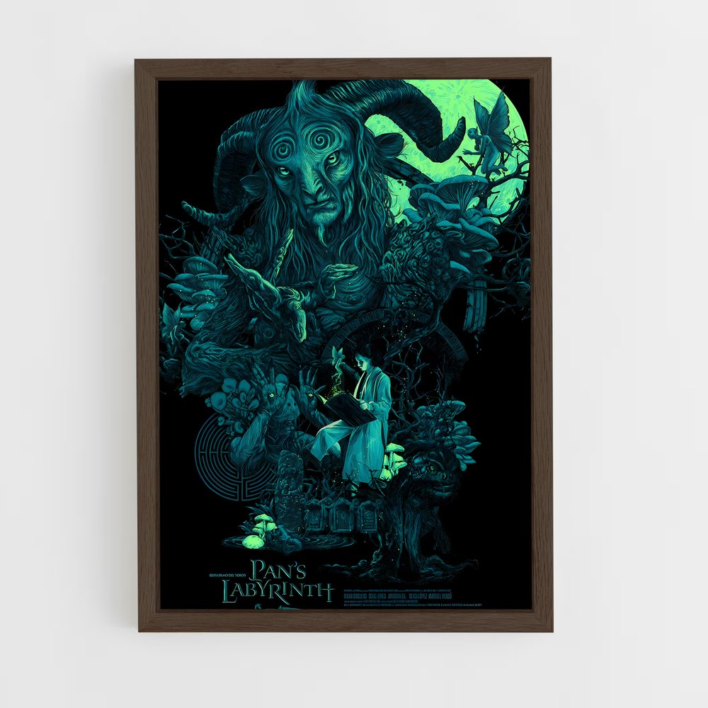 ap-pans labyrinth-5 cadre Bois foncé