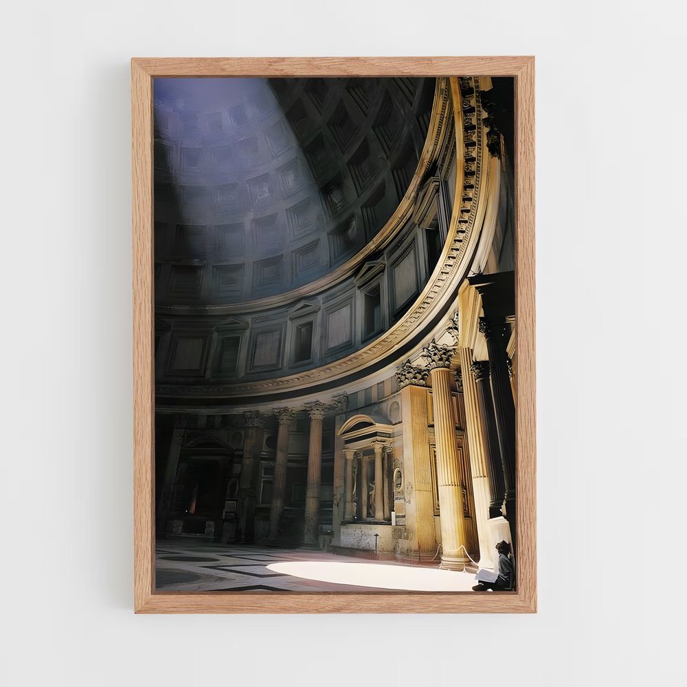 ap-pantheon rome-3 cadre Bois clair