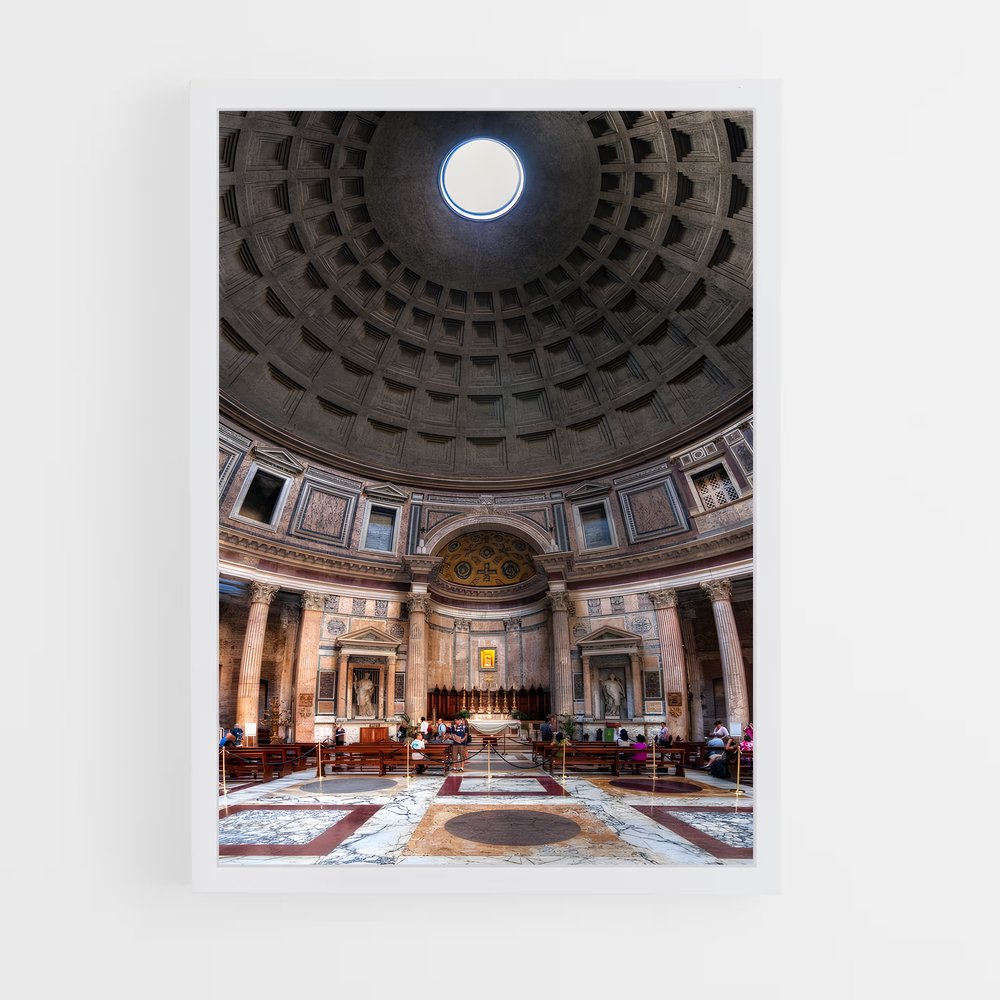 ap-pantheon rome-4 cadre Blanc