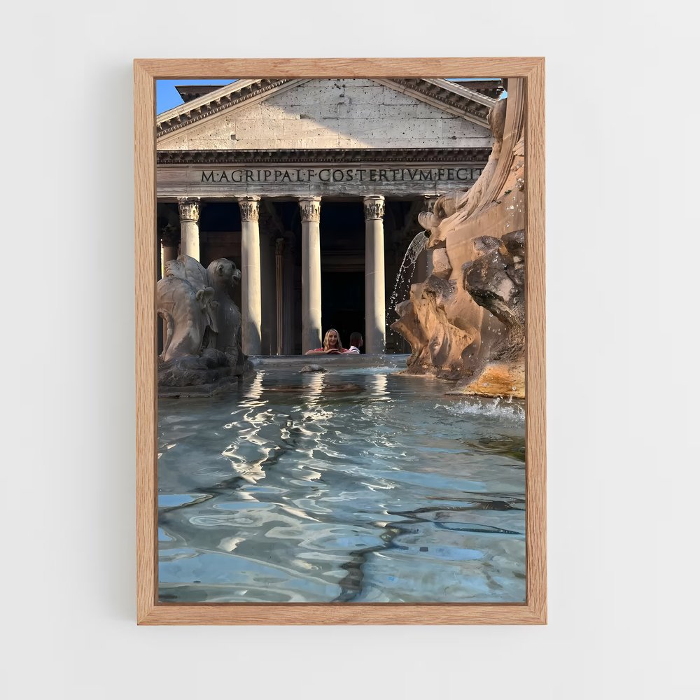 ap-pantheon rome-6 cadre Bois clair