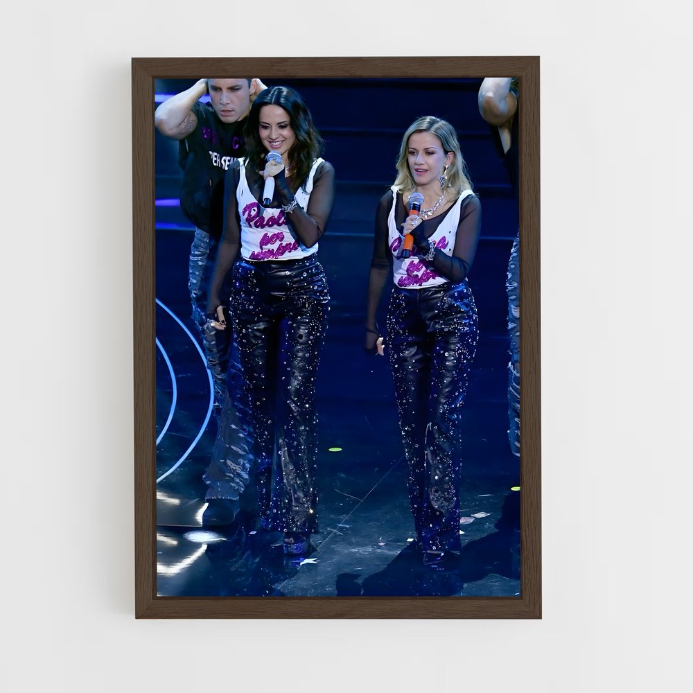 ap-paola e chiara-2 cadre Bois foncé