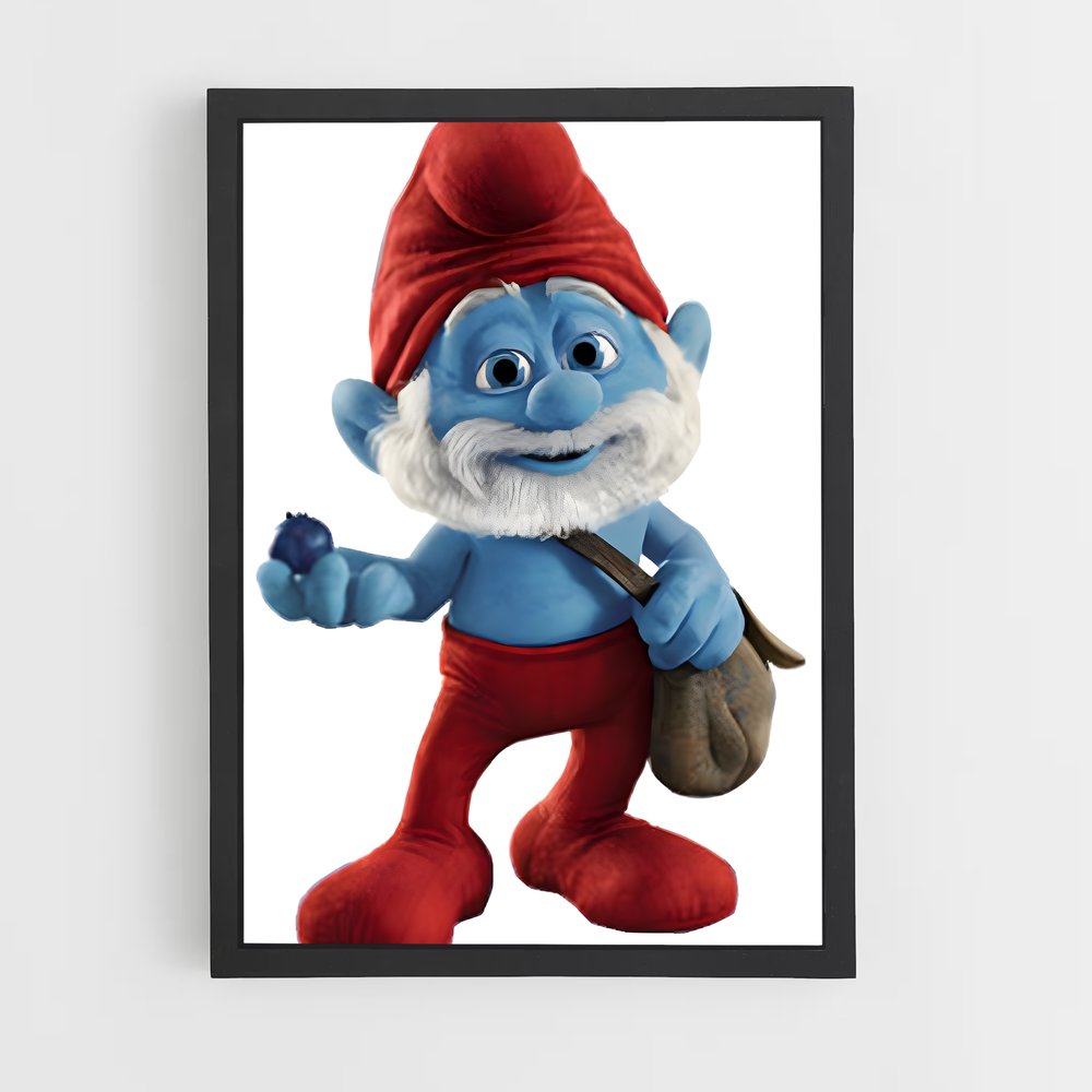ap-papa smurf-2 cadre Noir