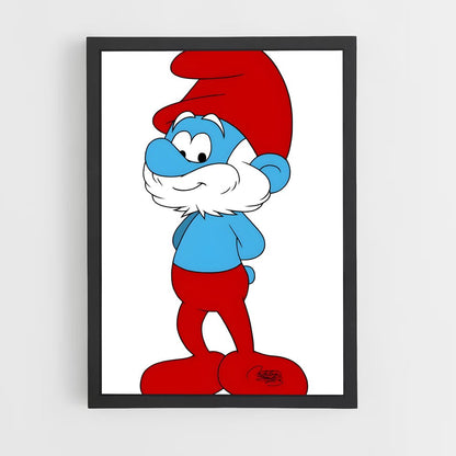 ap-papa smurf-3 cadre Noir