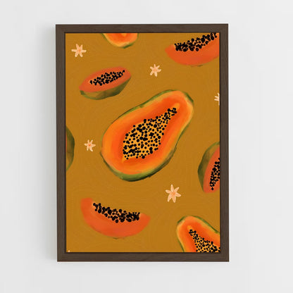 ap-papaya-7 cadre Bois foncé
