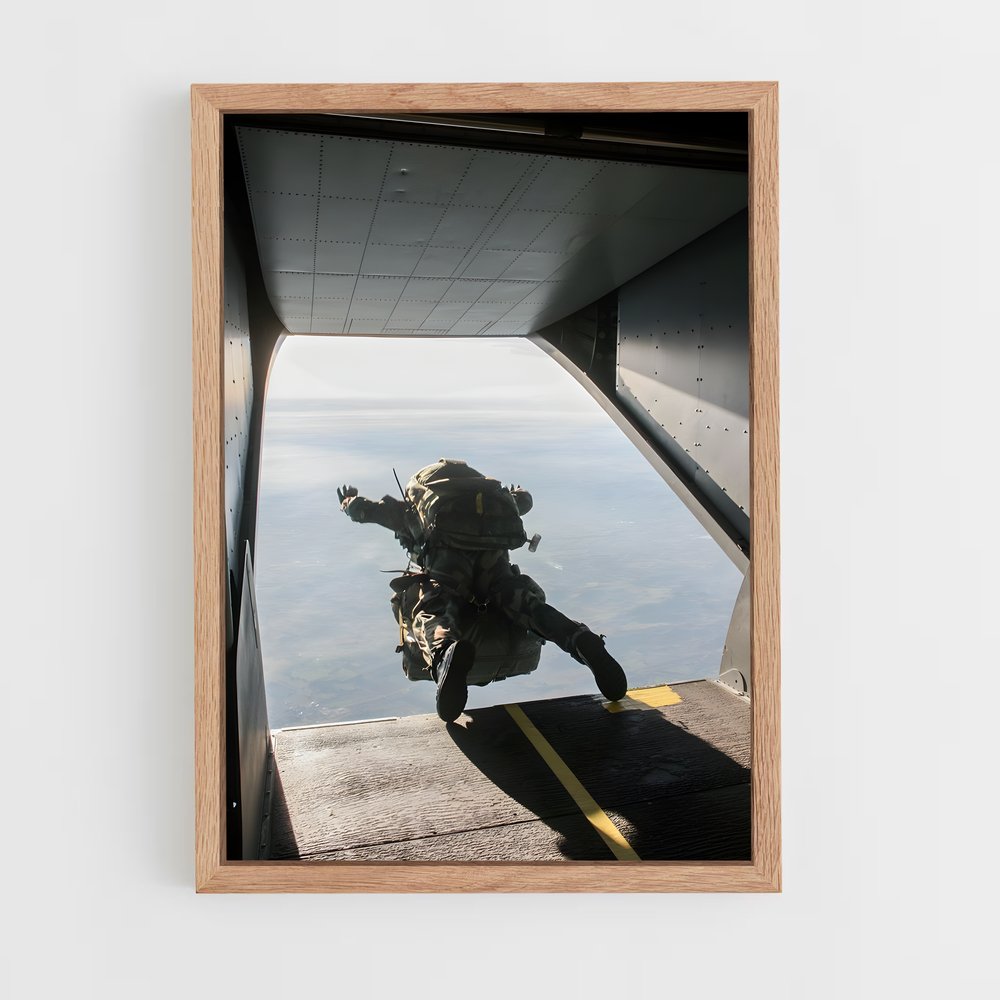 ap-paratrooper-4 cadre Bois clair