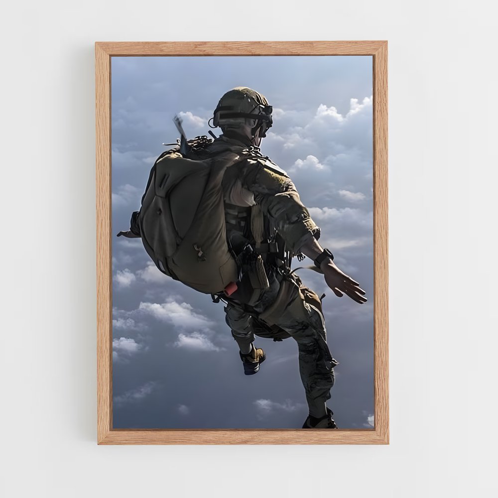 ap-paratrooper-6 cadre Bois clair