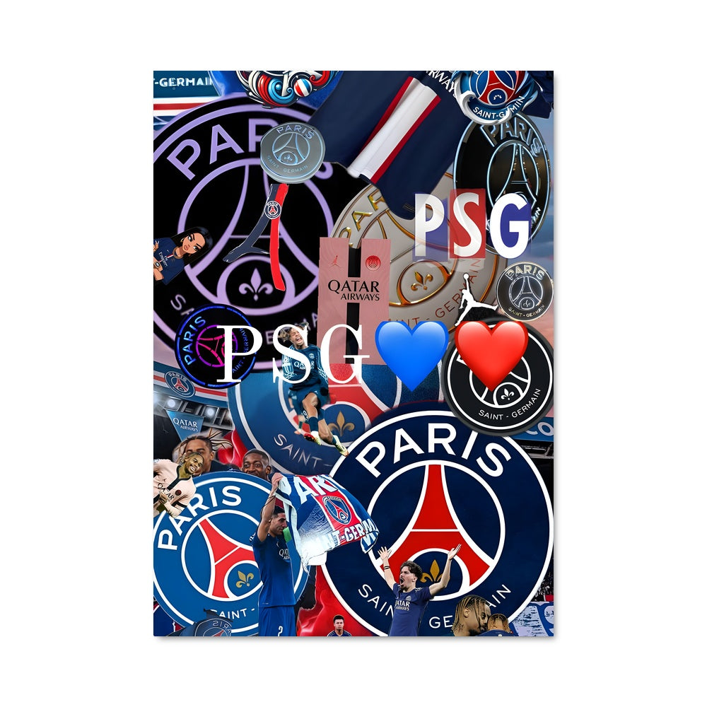 Poster Paris Saint-Germain: L'Étreinte du Parc