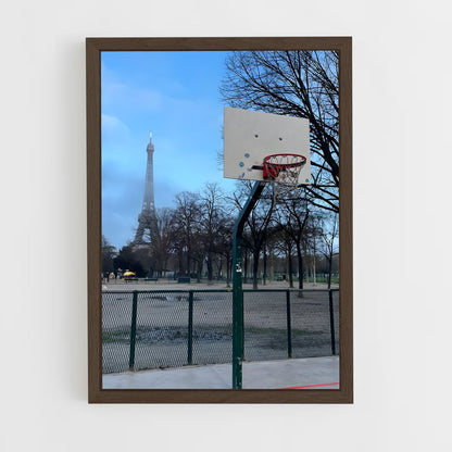 ap-paris basketball-6 cadre Bois foncé