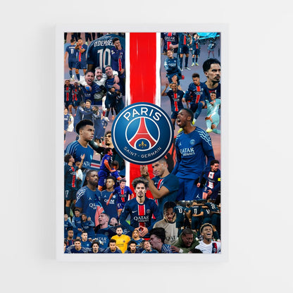 ap-paris saint-germain fc-5 cadre Blanc
