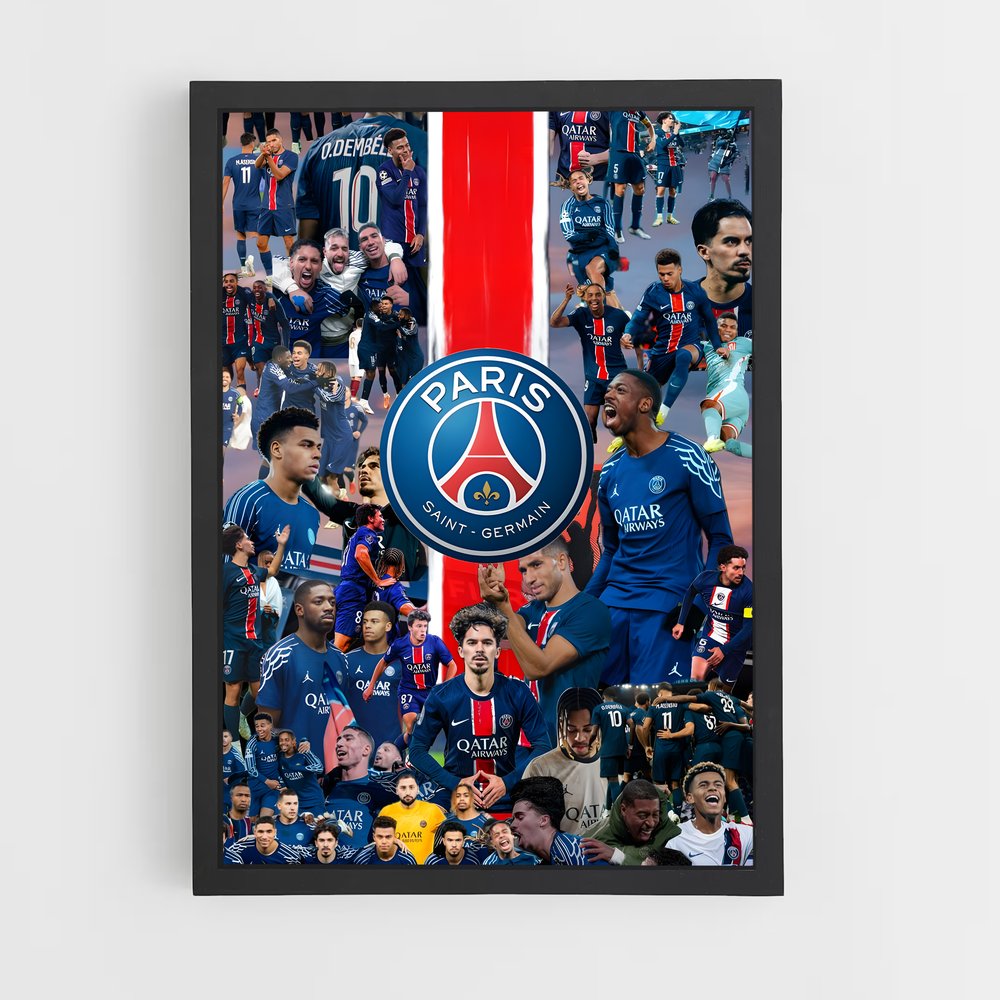 ap-paris saint-germain fc-5 cadre Noir