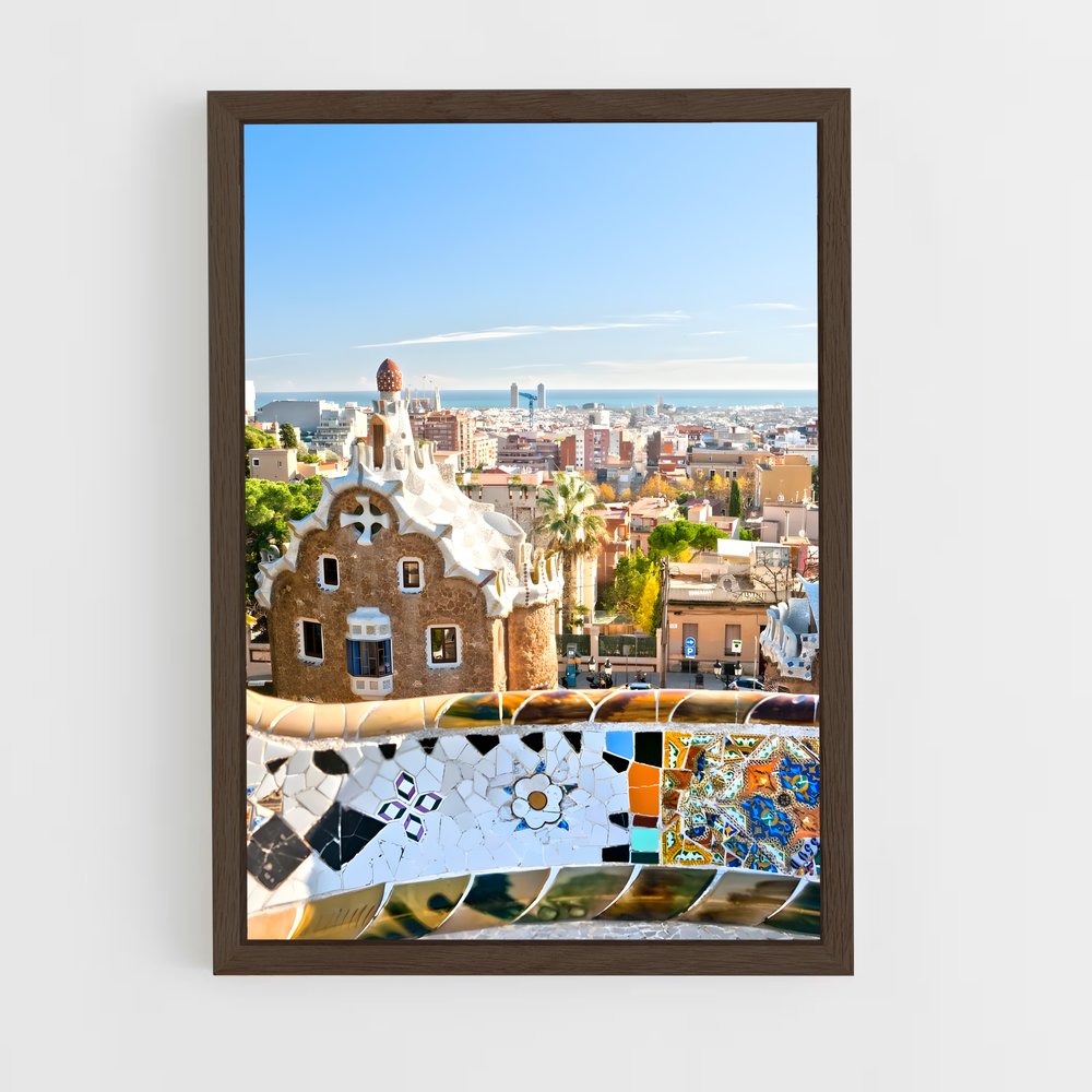 ap-park guell-1 cadre Bois foncé