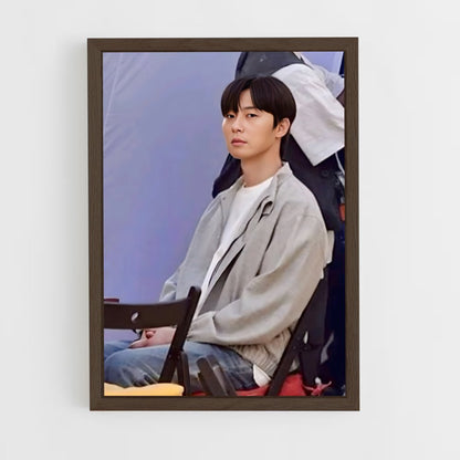 ap-park seo-joon-1 cadre Bois foncé