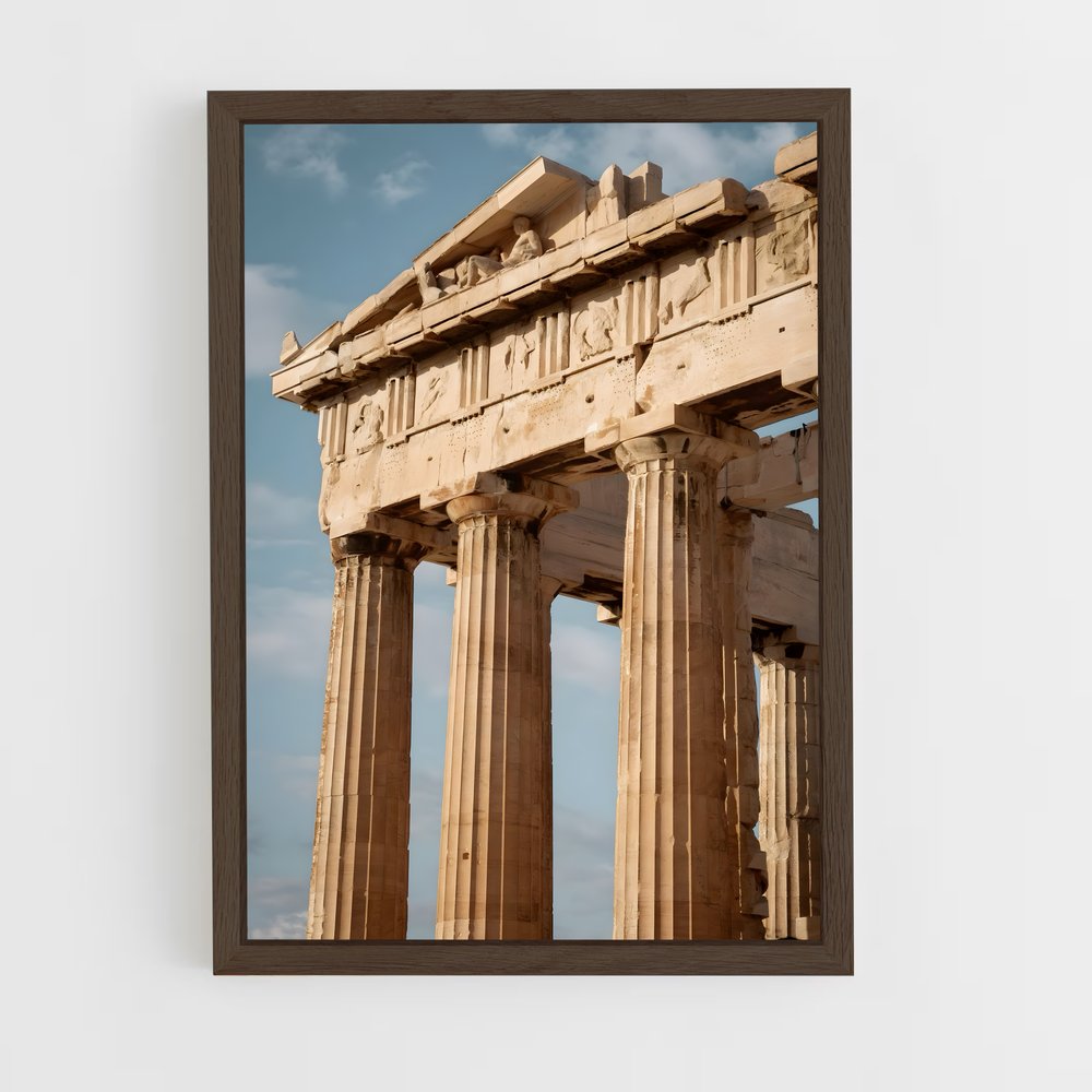 ap-parthenon-8 cadre Bois foncé