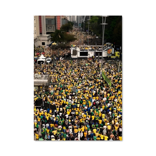 Poster Foule en Fête