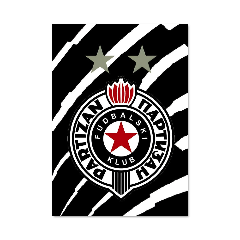 Poster Fierté Rouge et Noire