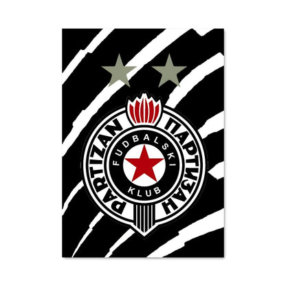Poster Fierté Rouge et Noire