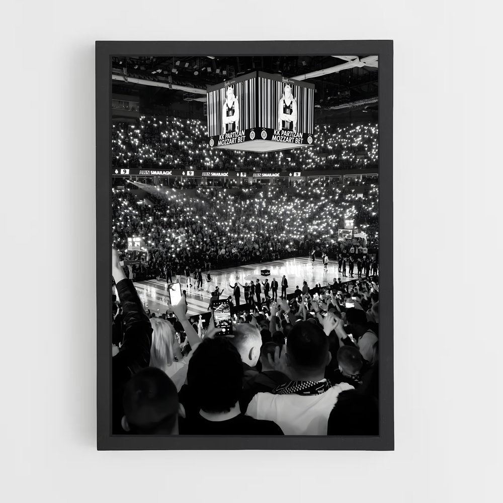 ap-partizan belgrade basketball-3 cadre Noir