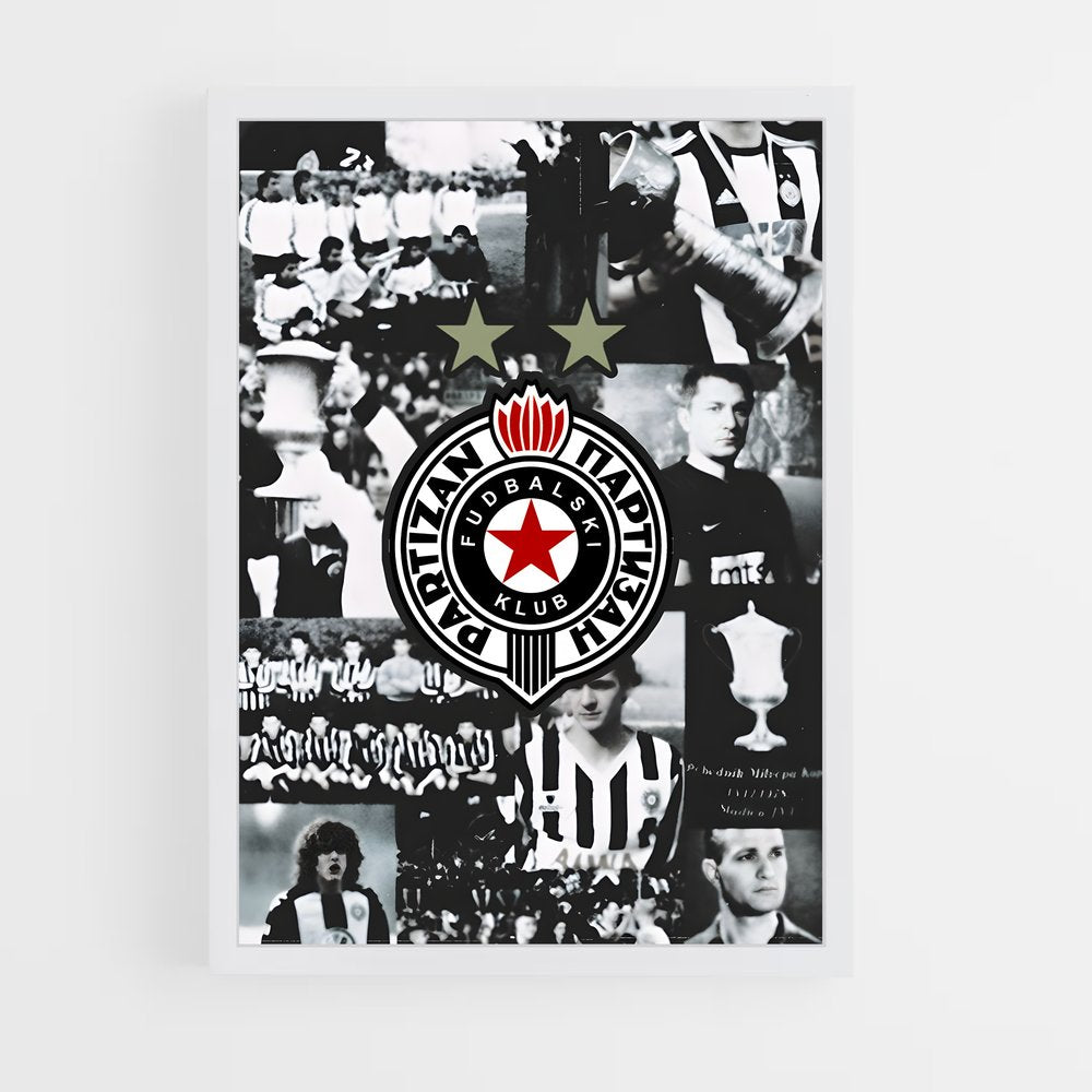 ap-partizan belgrade basketball-6 cadre Blanc