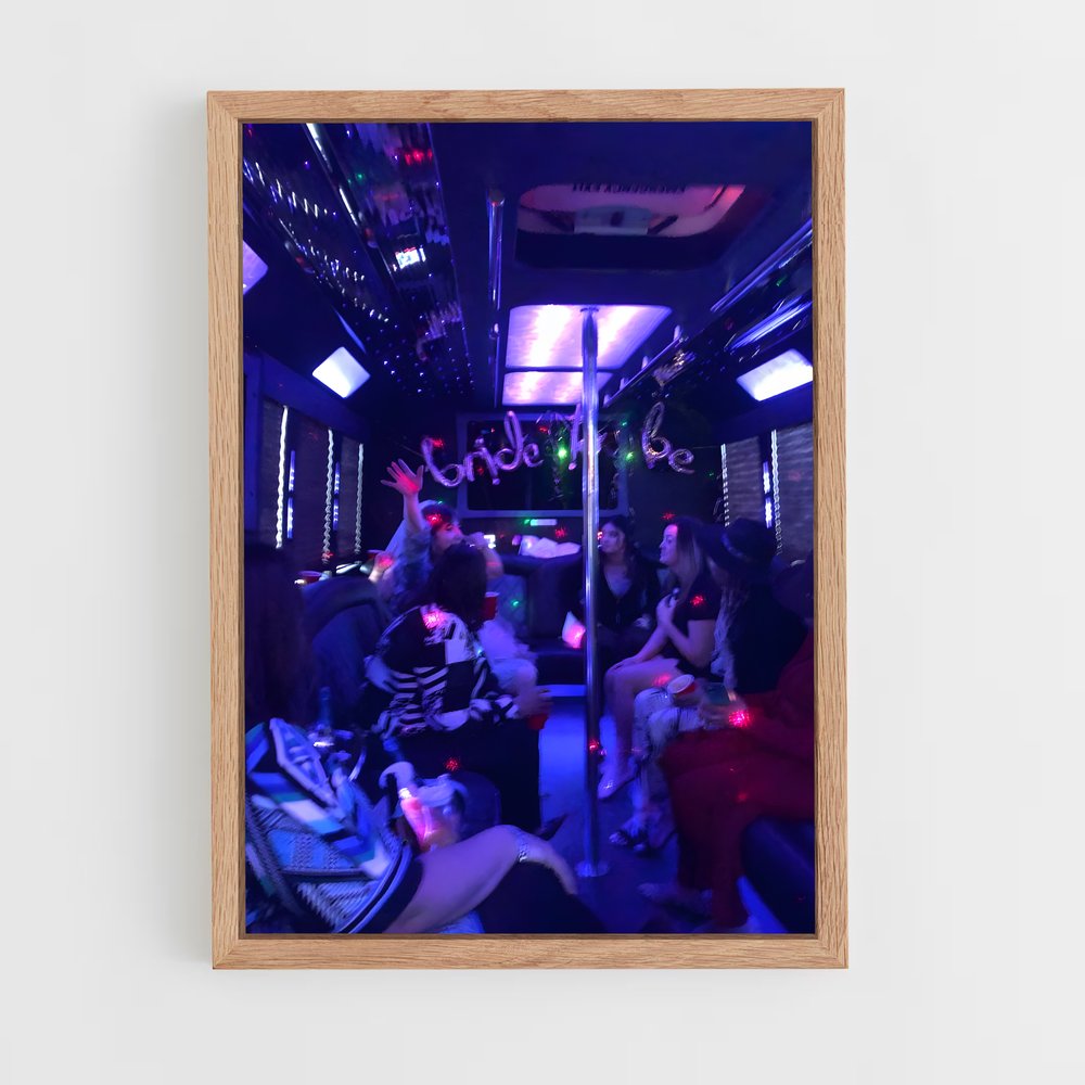 ap-party bus-6 cadre Bois clair
