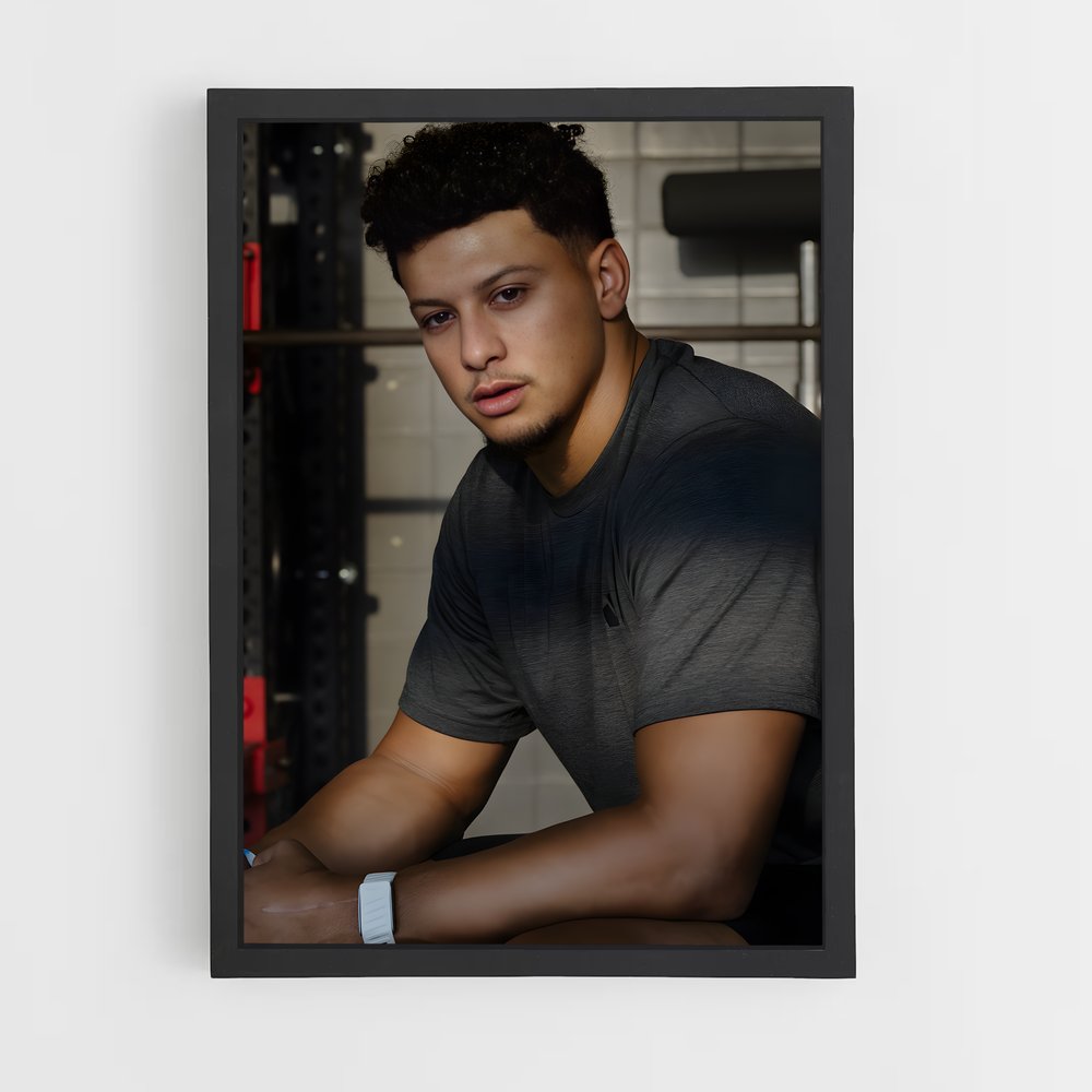 ap-patrick mahomes-1 cadre Noir