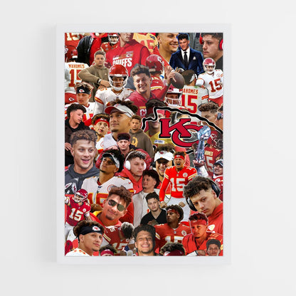 ap-patrick mahomes-2 cadre Blanc