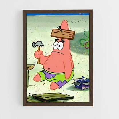 ap-patrick star-1 cadre Bois foncé